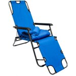 Chaise longue inclinable et pliante transat de jardin avec appui - tête réglable + rembourrage 178 cm ... Chaise longue inclinable et pliante transat de jardin avec appui - tête réglable + rembourrage 178 cm ...