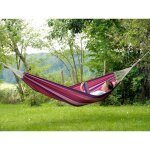 Hamac en coton et polyester avec sac de rangement tahiti