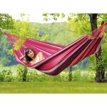 Amazonas - hamac en coton et polyester avec sac de rangement salsa
