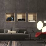 Ambiance - sticker - sticker effet 3d vintage livres et machine � �crire 40 x 120 cm