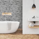 Sticker effet papier peint - pierres de angoul�me - 30x30cm