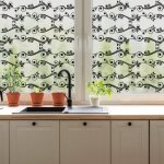 Ambiance - sticker - film fen�tre anti regard occultant - motif baroque - stickers pour vitres & porte ...