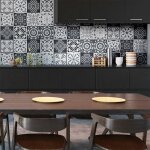 Ambiance - sticker - sticker mural carrelage adhésif cuisine salle de bain - 12 stickers carreaux de ... Ambiance - sticker - sticker mural carrelage adhésif cuisine salle de bain - 12 stickers carreaux de ...