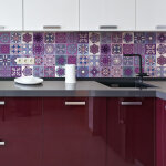 Ambiance - sticker - sticker mural carrelage adh�sif cuisine salle de bain - 24 stickers carrelages azulejos ...