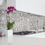 Ambiance - sticker - sticker mural carrelage adh�sif cuisine salle de bain - 24 stickers carreaux de ...