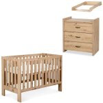 Amelia ii ensemble bébé commode à langer et lit évolutif 120x60 chêne sans tiroir Amelia ii ensemble bébé commode à langer et lit évolutif 120x60 chêne sans tiroir