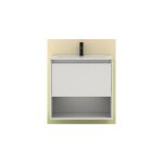 Amizuva - niwa ensemble meuble + lavabo couleur : chêne sablé - dimensions : 60 cm Amizuva - niwa ensemble meuble + lavabo couleur : chêne sablé - dimensions : 60 cm