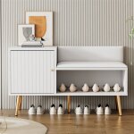 Fortuna lai - amoire à chaussures, 100xt40xh58cm, avec espace de rangement, avec poignées et pieds métalliques ... Fortuna lai - amoire à chaussures, 100xt40xh58cm, avec espace de rangement, avec poignées et pieds métalliques ...