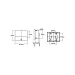 Ampremtre analogique de tableau 3a cc 60 x 47mm velleman aim603000