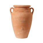 Suinga - amphore antik terracotta graf, rservoir d'eau 250 litres avec robinet, amphore traditionnelle ...