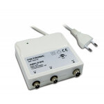 Metronic - amplificateur d'intrieur fm / vhf / uhf  rglage de gain 30 db avec filtre 4g - blanc