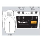 Amplificateur televes 4 in 1 out - 539220 Amplificateur televes 4 in 1 out - 539220