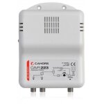 Amplificateur tv - cahors - cavr 223 - 2 sorties - gain ajustable 14 - 23 db - filtre 4g lte