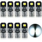 Ampoules t10 led canbus 12v blanc pas de polarit� con�u w5w wedge int�rieur de voiture lumi�re d�me feux ...