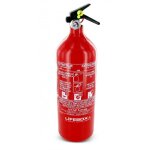 Extincteur  poudre 2kg lifebox avec manomtre de pression pour feux de classe abc