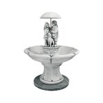 Anaparra - fontaine de jardin centrale en pierre reconstituée avec pompe à eau pareja 90x125cm. Anaparra - fontaine de jardin centrale en pierre reconstituée avec pompe à eau pareja 90x125cm.