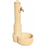 Anaparra - fontaine jardin lisco 47x66x122cm. pierre reconstituée couleur ocre Anaparra - fontaine jardin lisco 47x66x122cm. pierre reconstituée couleur ocre