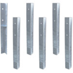 Wickey - ancrage au sol ancrage poteau solidlock - set de ancrages pour aire de jeux & portique balanoire, ...