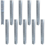 Ancrage au sol ancrage poteau solidlock - set de ancrages pour aire de jeux & portique balanoire, ancrages ...