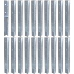 Wickey - ancrage au sol ancrage poteau solidlock - set de ancrages pour aire de jeux & portique balanoire, ...