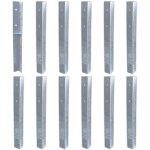 Wickey - ancrage au sol ancrage poteau solidlock - set de ancrages pour aire de jeux & portique balanoire, ...