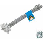 Wickey - ancrage de sol quicklock - montage sr dans le sol, galvanis  chaud, vis incluses, pour pavillons, ...