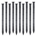 Ancres goupilles goujons pour grille bordure fixation ancre 25cm 10pcs - kadax