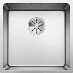 Blanco - andano 400 - �vier, 44x44 cm, inox 522959