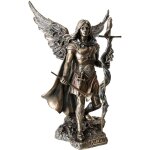 Phoenix import - statuette saint gabriel de couleur bronze Phoenix import - statuette saint gabriel de couleur bronze