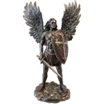 Phoenix import - statuette saint michel de couleur bronze
