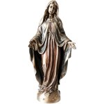Phoenix import - statuette vierge marie de couleur bronze
