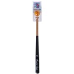 Batte de baseball en bois angel sports avec base - ball