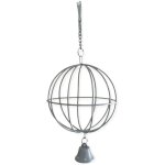 Animallparadise - boule � foin grise, � 10cm � suspendre pour rongeur.