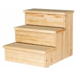 Animallparadise - escalier en bois pour petit chiens taille 40 x 38 x 45 cm Animallparadise - escalier en bois pour petit chiens taille 40 x 38 x 45 cm