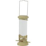 Animallparadise - mangeoire silo  graines, 2 perchoirs vert, pour oiseaux