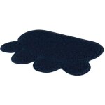 Animallparadise - tapis pour bac  litire patte bleu 60 x 45 cm pour chat