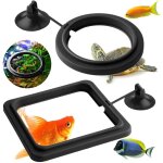 Anneau d'alimentation pour poissons, 2 pi�ces pour aquarium poisson tortue r�servoir accessoires cercle ...