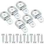 Anneaux d'arrimage en d, crochet fixation inox, anneau de montage pour anneau de fixation, darrimage ...