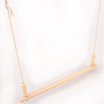 Anneaux gymnastique, anneau balancoire en bois, trap�ze cirque, balan�oire trapeze pour bebe, barre de ...