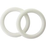 Anneaux plastique blanc ateliers 28 6, 8cm