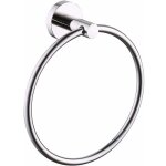 Anneaux porte - serviettes mural porte serviette salle de bain, rond en acier inoxydable poli, a2180