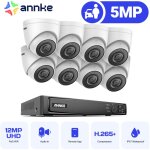 8ch kit camra de surveillance nvr 85mp camra ir vision nocturne alarme email ip67 accs distance kit ...