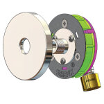 Anquier - sortie cloison starfix mono per glissement 16 - m 3 / 8 avec rosace