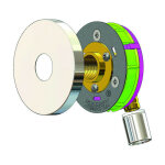 Anquier - sortie cloison starfix mono per  sertir avec rosace femelle 16 - 1 / 2'