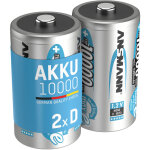 Pile rechargeable lr20 (d) nimh 1. 2 v ansmann 5030642 10000 mah 2 pc(s) y731371