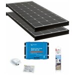 Antarion - pack black booster 2x panneaux solaires 140w + régulateur solaire victron 30a Antarion - pack black booster 2x panneaux solaires 140w + régulateur solaire victron 30a