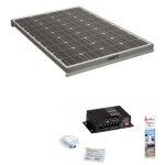 Pack antarion panneau solaire 160w camping car + kit de pose solaire avec r�gulateur de charge mppt 160w ...