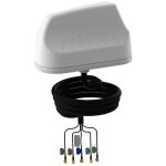 Antenne mimo 5 en 1 haute performance blanc 2x lte / 5 410 - 3800 2x 2. 45 ghz wifi gps - poynting