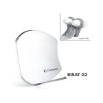 Antenne multisatellite cahors smc bisat + 2 lnb - 2 sorties, gain 37, 5 db, bandes de fréquence 10, 7 ... Antenne multisatellite cahors smc bisat + 2 lnb - 2 sorties, gain 37, 5 db, bandes de fréquence 10, 7 ...