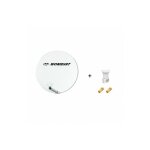 Antenne parabole fibre smc 60 cm beige worldsat + lnb single 0, 1 db full hd 1080p 4k ultra hd + 2 fiches ... Antenne parabole fibre smc 60 cm beige worldsat + lnb single 0, 1 db full hd 1080p 4k ultra hd + 2 fiches ...